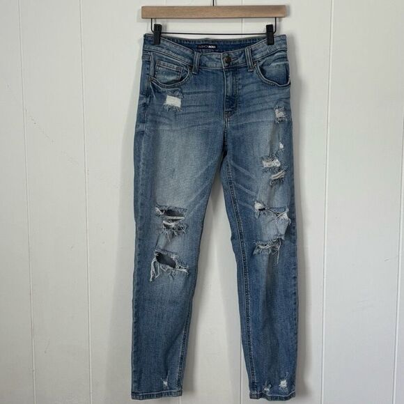 Fashion Nova Denim - Fashion Nova Distressed Skinny‎ Jeans Juniors 5